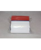 Трубочки для коктейлей 125 мм, d5 мм, диз. "Мартини", разноцв., пласт. прямые, 400 шт/упак (ООО Фарт)