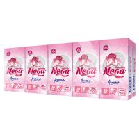 Платочки бумажные 2-сл., бел., 10 шт/упак "Nega" Aroma 34 упак/кор РОССИЯ 7602