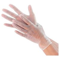 Перчатки виниловые, р-р M, неопудрен., прозр., 50 пар/упак 10 упак/кор КИТАЙ