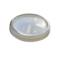 Крышка для стакана d95 мм плоская без отверстия, прозр., ПЭТ, 25 шт/упак "Upax-Unity" 1 000 шт/кор РОССИЯ