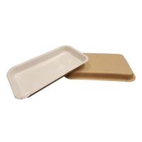 Лоток пищевой 220х140х20 мм, крафт-бел., карт., 300 шт/кор "OSQ" Eco Platter 300 шт/упак РОССИЯ ECO PLATTER 400