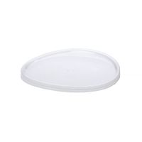 Крышка для контейнера под пресервы и мёд, кругл., d 112мм, полупрозрачная, ПП