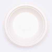 Тарелка одноразовая глубокая 600 мл, d186 мм, бел., целл., 50 шт/упак 300 шт/кор РОССИЯ