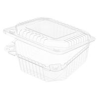 Упаковка для кондит. изделий 500 мл, 1-секц. 133х131х57[105х105х49] мм, неразъем.крышка, прозр., ОПС, 700 шт/кор "Комус" 700 шт/упак РОССИЯ РК-11(Р) (ОП)