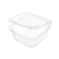 Контейнер 1000 мл 1-секц. 170х165х69 мм, неразъем.крышка, прозр., ОПС, 345 шт/кор "Комус" 345 шт/упак РОССИЯ РКСП-1000/11 (ОП)