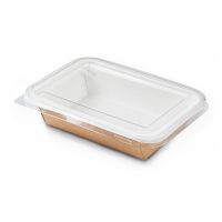 Крышка к контейнеру под запайку [192х144 мм], прозр., ПЭТ, 800 шт/кор "OSQ" Eco Sealpack 500 800 шт/упак РОССИЯ Крышка для ECO Sealpack 500