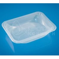 Контейнер под запайку 550 мл, 1-секц. 187х137х36 мм, прозр. ПП, 504 шт/кор "Протэк" 504 шт/упак РОССИЯ ПР-Л-187х137х36 О (RM) (РР)