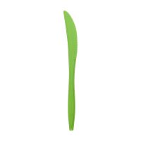 Нож одноразовый GREEN MYSTERY 190 мм, зелёный, кукурузный крахмал, 50 штук в упаковке, 1000 штук в коробке