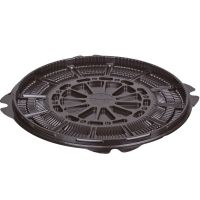 Упаковка для торта [дно] d245хh16[d224хh11] мм, коричн., ПС, 132 шт/кор "Комус" 132 шт/упак РОССИЯ Т-022 ДШ