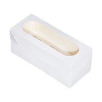 Коробка для кондит. изделий 250х100х100 мм с ложементом, с окном, неразъем.крышка, бел., карт., 25 шт/упак "Forgenika" Muf 3 Pro 200 шт/кор РОССИЯ MUF 3 PRO I W 250*100*100