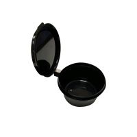 Соусник 30 мл, d50хh30 мм, неразъем. крышка, черн., ПП, 100 шт/упак 2 100 шт/кор РОССИЯ Ск3023Ч