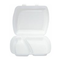 Ланчбокс 2-секц. 250х195х68мм, белый, ВПС LB-2 Эконом