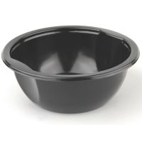 Контейнер 600 мл 1-секц. d150хh55,5 мм, без крышки, черн., ПП, 90 шт/упак "ПолиЭр" 540 шт/кор РОССИЯ СпК-150-600