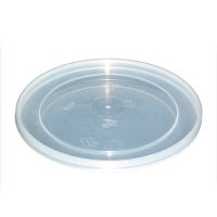 Крышка для контейнера под пресервы и мёд, кругл., d 122мм, прозрачная, ПП