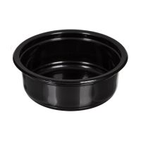 Контейнер под запайку 400 мл, 1-секц. d137х h44 мм, черн., ПП, 560 шт/кор 560 шт/упак РОССИЯ ПР-МС-375