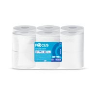 Бумага туалетная для диспенсеров 2-сл. "Focus" Mini Jumbo, бел., 150 м 12 рул/упак 12 рул/кор РОССИЯ 5060405