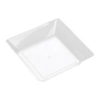 Форма для фуршетов, 45мл, 65х65мм, "Малая тарелка", прозрачная