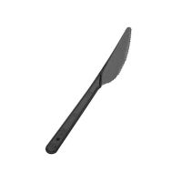 Нож одноразовый Кристалл 180 мм, черн., ПС, 100 шт/упак 2 400 шт/кор РОССИЯ