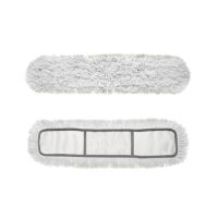 Моп плоский 600х130 мм, карман, бел., х/б "HQ Profiline" 24 шт/кор КИТАЙ 73893