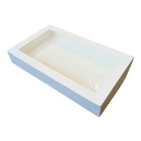 Контейнер 1450 мл, 260х150х40 мм, с окном, неразъем.крышка, бел., карт., 25 шт/упак "OSQ" Eco TaBox Pro 200 шт/кор РОССИЯ ECO TABOX PRO белый 1450 (200)