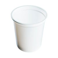 Контейнер под запайку 400 мл, 1-секц. d95х h100 мм, бел., ПП, 900 шт/кор 900 шт/упак РОССИЯ Стакан 95.400 бел.
