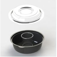 Крышка к контейнеру для салатов, D-162, прозрачная