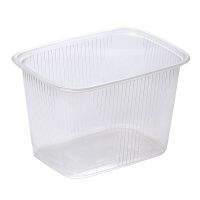 Контейнер 350 мл 1-секц. 108х82х69 мм, серия 108, без крышки, прозр., ПП, 100 шт/упак 1 000 шт/кор РОССИЯ К 108-350