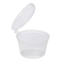 Соусник 30 мл, h-28 мм, верх d-52 мм, низ d-38 мм, прозрачная