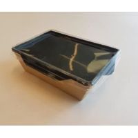 Контейнер 500 мл, 164х115х45 мм, без окна, без крышки, крафт-черн., карт., 50 шт/упак "OSQ" OpSalad BE 600 шт/кор РОССИЯ OpSalad 500 BE