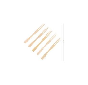 Пика 90 мм, диз. "Вилка", беж., бамбук, 100 шт/упак 40 упак/кор КИТАЙ 440-709