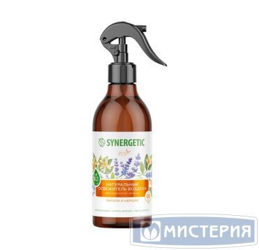 Освежитель воздуха жидкий "Synergetic" Пачули и нероли, триггер, 380 мл 6 шт/кор РОССИЯ 900003