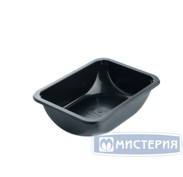 Контейнер под запайку 840 мл, 1-секц. 187х137х50 мм, серия Фреш, черн., ПП, 40 шт/упак "Upax-Unity" 480 шт/кор РОССИЯ 187_137_50 мм чер.фреш