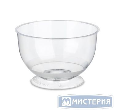 Креманка на ножке 200 мл d90хh65 мм, без крышки, прозр., ПС, 16 шт/упак "Aerosnab" 192 шт/кор РОССИЯ 1005П