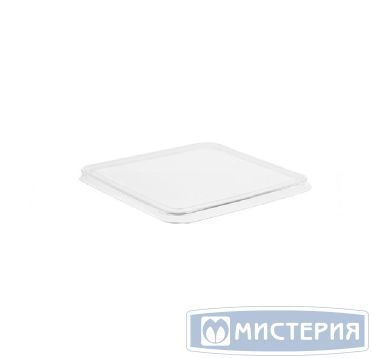 Крышка к контейнеру 98,4х98,4х7,1 мм, прозр., ПЭТ, 156 шт/кор 156 шт/упак РОССИЯ 5090/1