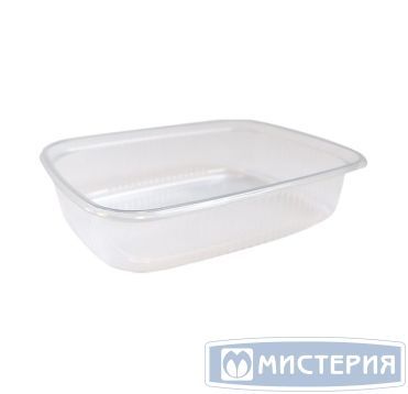 Контейнер 125мл, прямоугольный, 108х82х25мм, полупрозрачный, ПП