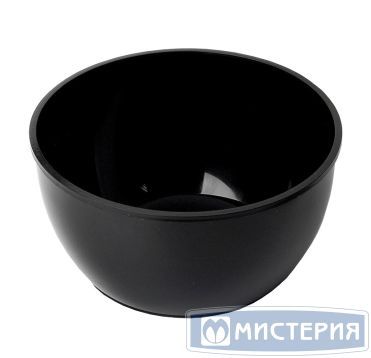 Контейнер для пресервов/мёда 360мл "банка","Плошка" d=112мм, h=55мм, черный ПП