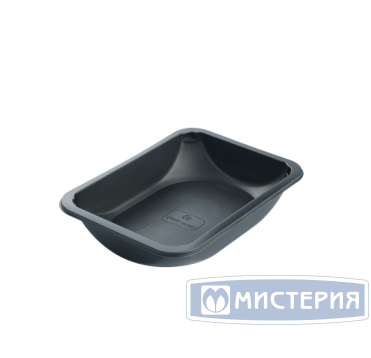 Контейнер под запайку 615 мл, 1-секц. 187х137х36 мм, серия Фреш, черн., ПП, 40 шт/упак "Upax-Unity" 480 шт/кор РОССИЯ 187_137_36 мм чер.фреш