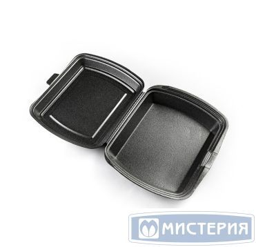 Ланч-бокс 1-секц. 247х206х70 мм, черн., ВПС, 100 шт/кор 100 шт/упак РОССИЯ