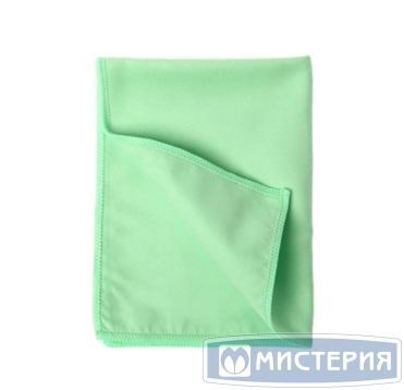 Салфетка из микрофибры 300х400 мм, 170 гр/м2, для глянц. поверхн., зел., 50 шт/кор "HQ Profiline" КИТАЙ 73610