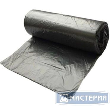 Мешок для мусора 30 л, 57х48 см, 9 мкм, черн., ПНД, 20 шт/рул 50 рул/кор РОССИЯ МР-1046