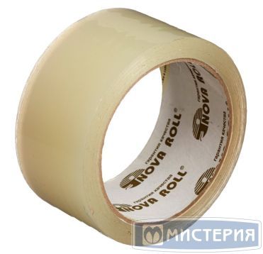 Клейкая лента 48мм х120м, 38 мкм, прозр., 6 рул/упак "Novaroll" 54 рул/кор РОССИЯ 44950