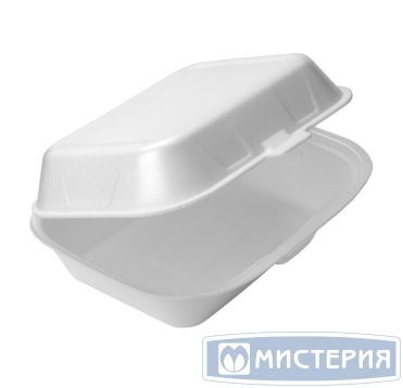 Ланч-бокс 1-секц. 191х152х74 мм, бел., ВПС, 100 шт/кор 100 шт/упак РОССИЯ ЛБС