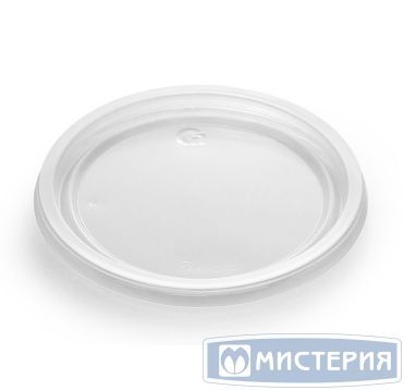 Крышка к контейнеру d127хh9 мм, прозр., ПП, 50 шт/упак "ПолиЭр" 500 шт/кор РОССИЯ К-127К