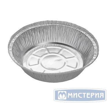 Форма алюминиевая 1-секц. 1405 мл d205хh55 мм, без крышки, алюм., 20 шт/упак 400 шт/кор РОССИЯ 402-682