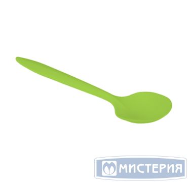 Ложка одноразовая 140 мм, зел., кукурузный крахмал, 50 шт/упак 1 000 шт/кор РОССИЯ 4037зел