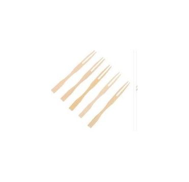 Пика 90 мм, диз. "Вилка", беж., бамбук, 100 шт/упак 40 упак/кор КИТАЙ 440-709