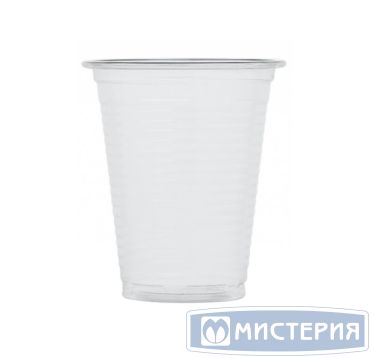 Стакан одноразовый 100 мл, прозрачный, ПЭТ, 12 штук в упаковке "МИСТЕРИЯ" 480 штук в коробке
