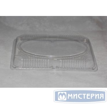 Крышка к контейнеру для суши 250х180х45 мм, прозр., ПЭТ, 200 шт/кор "Протэк" 200 шт/упак РОССИЯ ИП-219/1 К/ПР-С-219 К