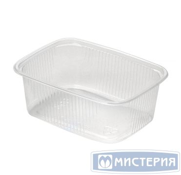 Контейнер 125 мл 1-секц. 108х82х26 мм, серия 108, без крышки, прозр., ПП, 100 шт/упак 1 000 шт/кор РОССИЯ К 108-125