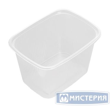 Контейнер 350 мл 1-секц. 108х82х70 мм, серия 108, без крышки, прозр., ПП, 100 шт/упак "Clarity" 1 000 шт/кор РОССИЯ 108-350